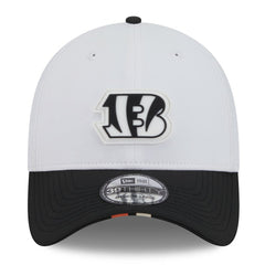 Cincinnati Bengals New Era 2025 NFL Training Camp 39THIRTY Flex Hat White/Black | NFL