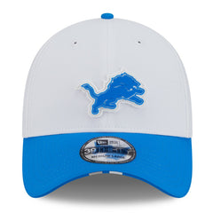 Detroit Lions New Era 2025 NFL Training Camp 39THIRTY Flex Hat White/Blue | NFL