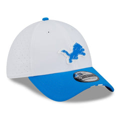 Detroit Lions New Era 2025 NFL Training Camp 39THIRTY Flex Hat White/Blue | NFL