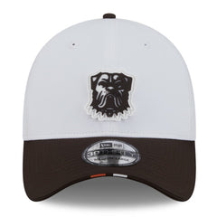 Cleveland Browns New Era 2025 NFL Training Camp 39THIRTY Flex Hat White/Brown | NFL
