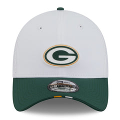 Green Bay Packers New Era 2025 NFL Training Camp 39THIRTY Flex Hat White/Green | NFL
