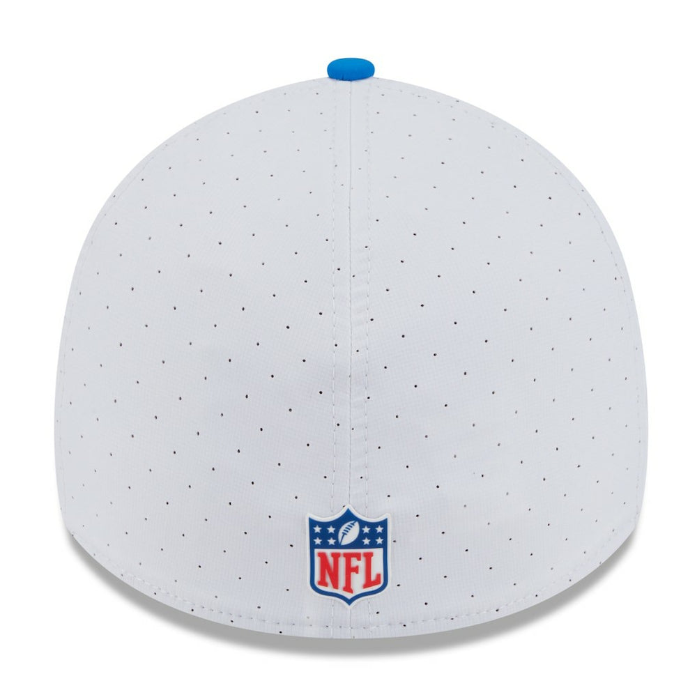Detroit Lions New Era 2025 NFL Training Camp Throwback Logo 39THIRTY Flex Hat White/Blue | NFL