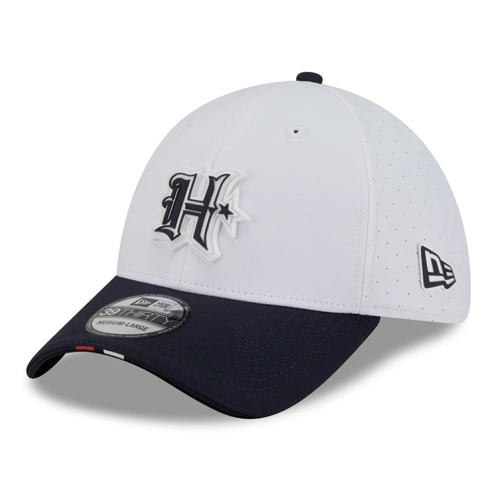 Houston Texans New Era 2025 NFL Training Camp 39THIRTY Flex Hat White/Navy | NFL