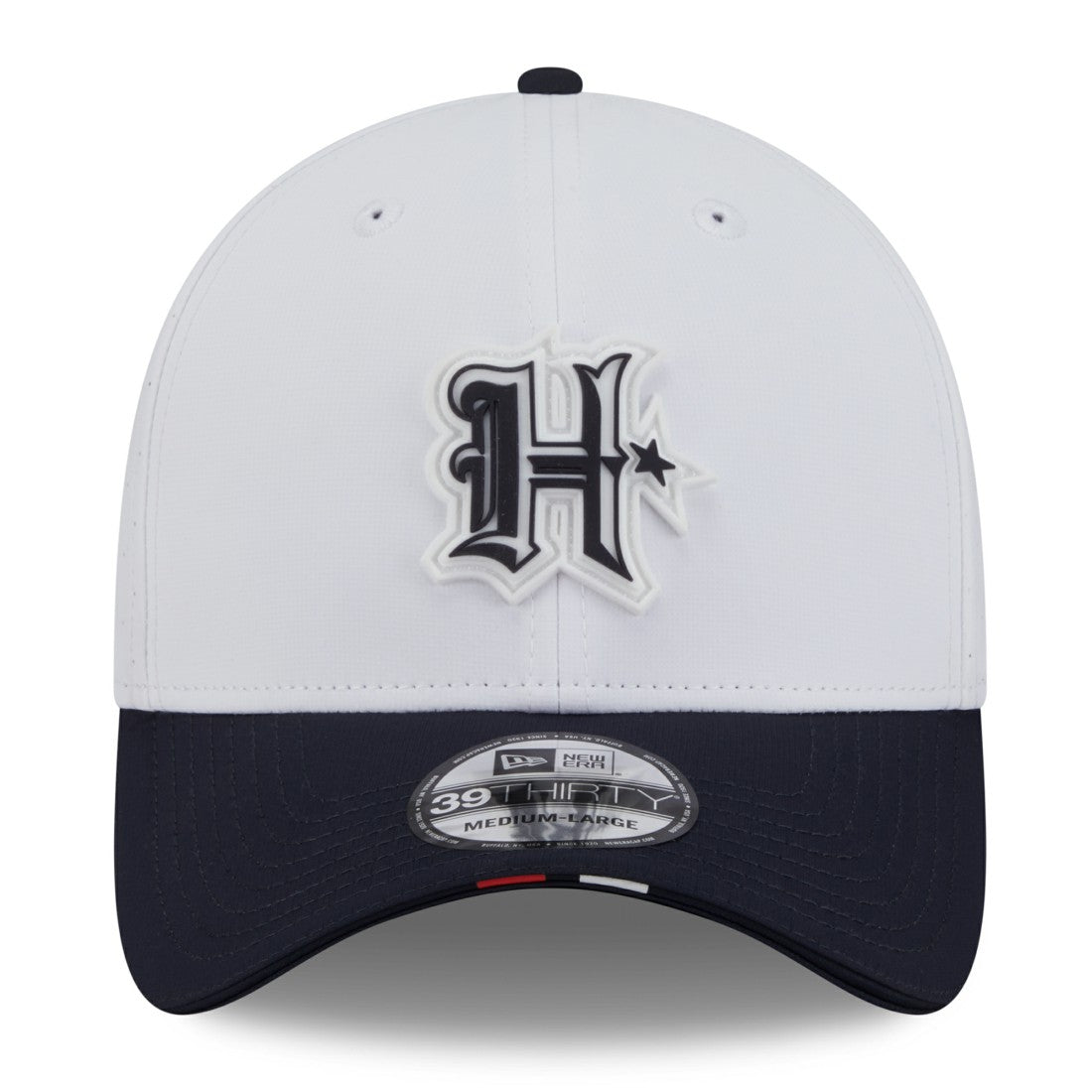 Houston Texans New Era 2025 NFL Training Camp 39THIRTY Flex Hat White/Navy | NFL