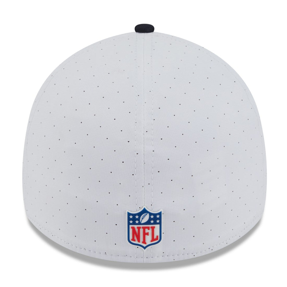 Houston Texans New Era 2025 NFL Training Camp 39THIRTY Flex Hat White/Navy | NFL