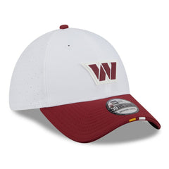 Washington Commanders New Era 2025 NFL Training Camp 39THIRTY Flex Hat White/Burgundy | NFL