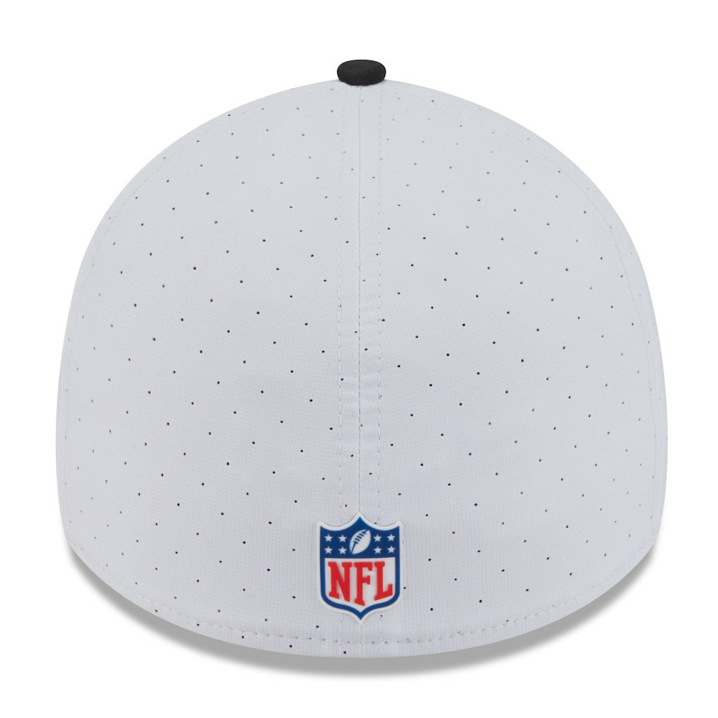 New Orleans Saints New Era 2025 NFL Training Camp 39THIRTY Flex Hat White/Black | NFL