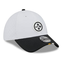 Pittsburgh Steelers New Era 2025 NFL Training Camp 39THIRTY Flex Hat White/Black | NFL