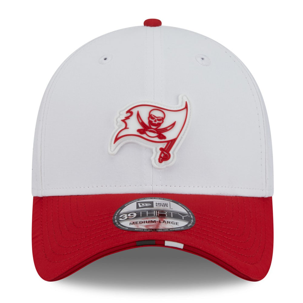 Tampa Bay Buccaneers New Era 2025 NFL Training Camp 39THIRTY Flex Hat White/Red | NFL