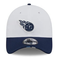 Tennessee Titans New Era 2025 NFL Training Camp 39THIRTY Flex Hat White/Navy | NFL