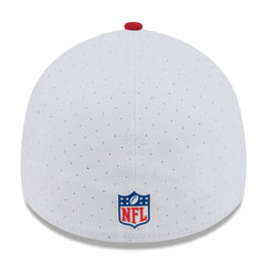 San Francisco 49ers New Era 2025 NFL Training Camp 39THIRTY Flex Hat White/Scarlet | NFL
