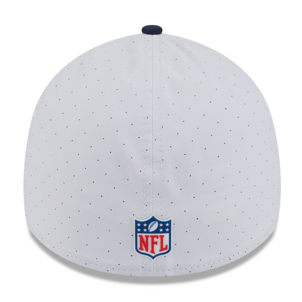 Seattle Seahawks New Era 2025 NFL Training Camp 39THIRTY Flex Hat White/College Navy | NFL