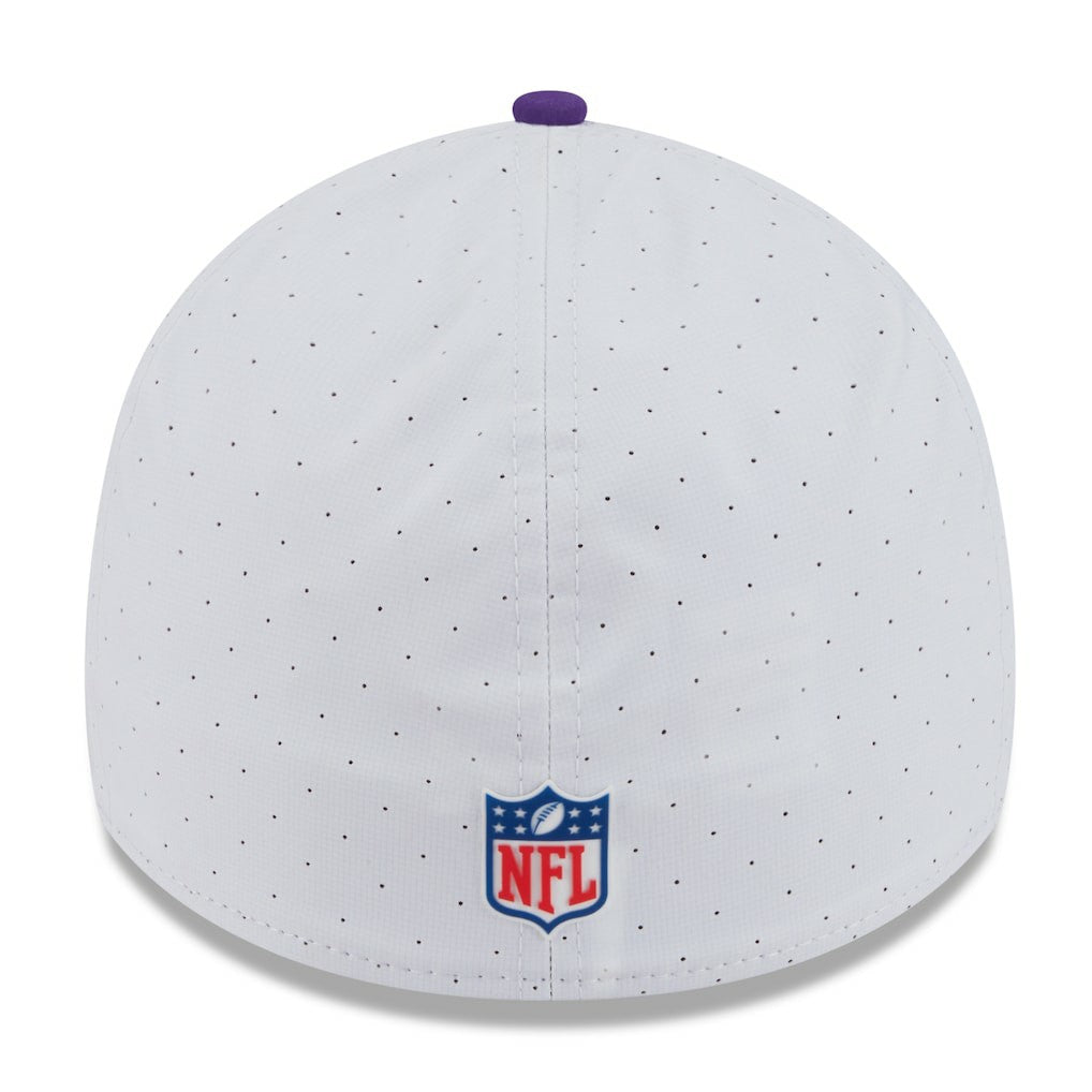 Minnesota Vikings New Era 2025 NFL Training Camp 39THIRTY Flex Hat White/Purple | NFL
