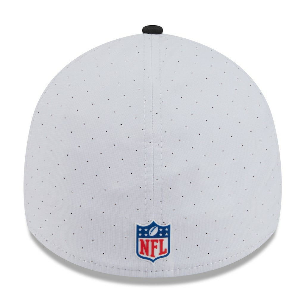 Las Vegas Raiders New Era 2025 NFL Training Camp 39THIRTY Flex Hat White/Black | NFL