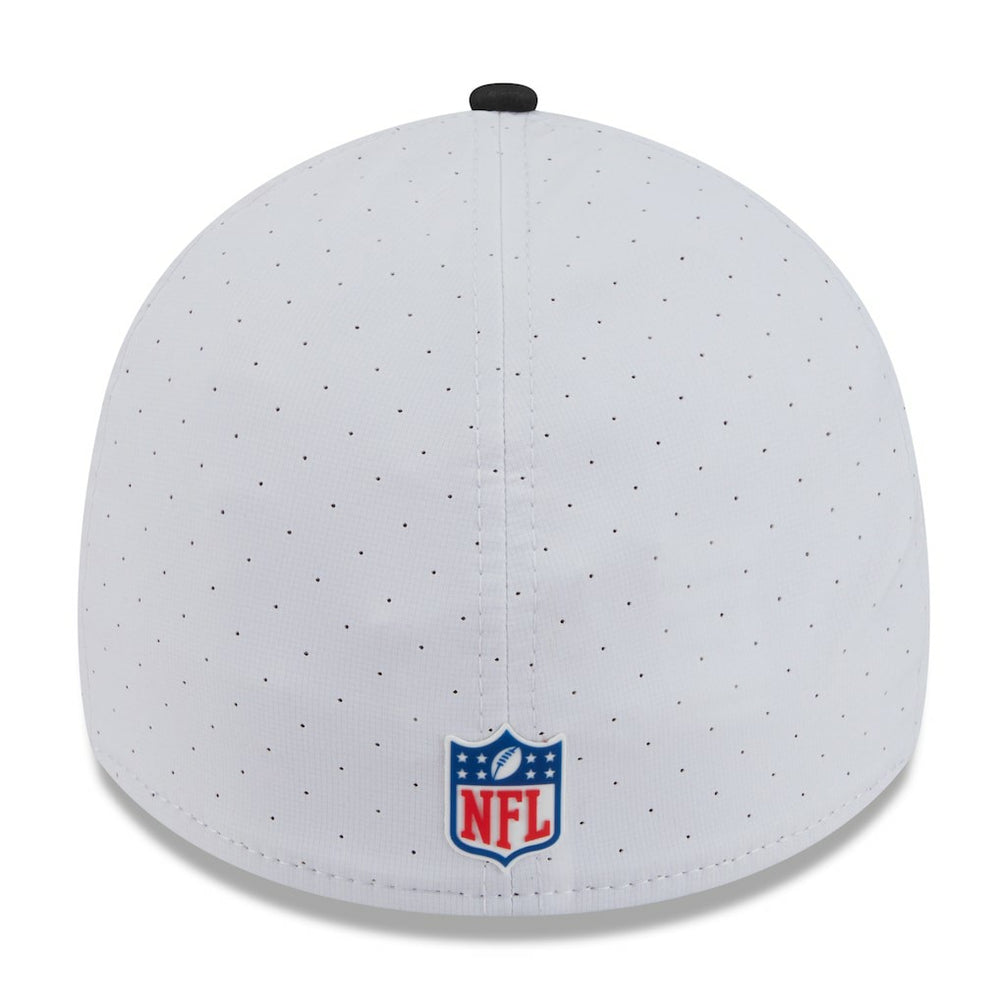 Las Vegas Raiders New Era 2025 NFL Training Camp 39THIRTY Flex Hat White/Black | NFL