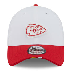 Kansas City Chiefs New Era 2025 NFL Training Camp 39THIRTY Flex Hat White/Red | NFL