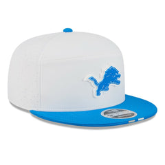 Detroit Lions New Era 2025 NFL Training Camp Split Panel 9FIFTY Snapback Hat White/Blue | NFL