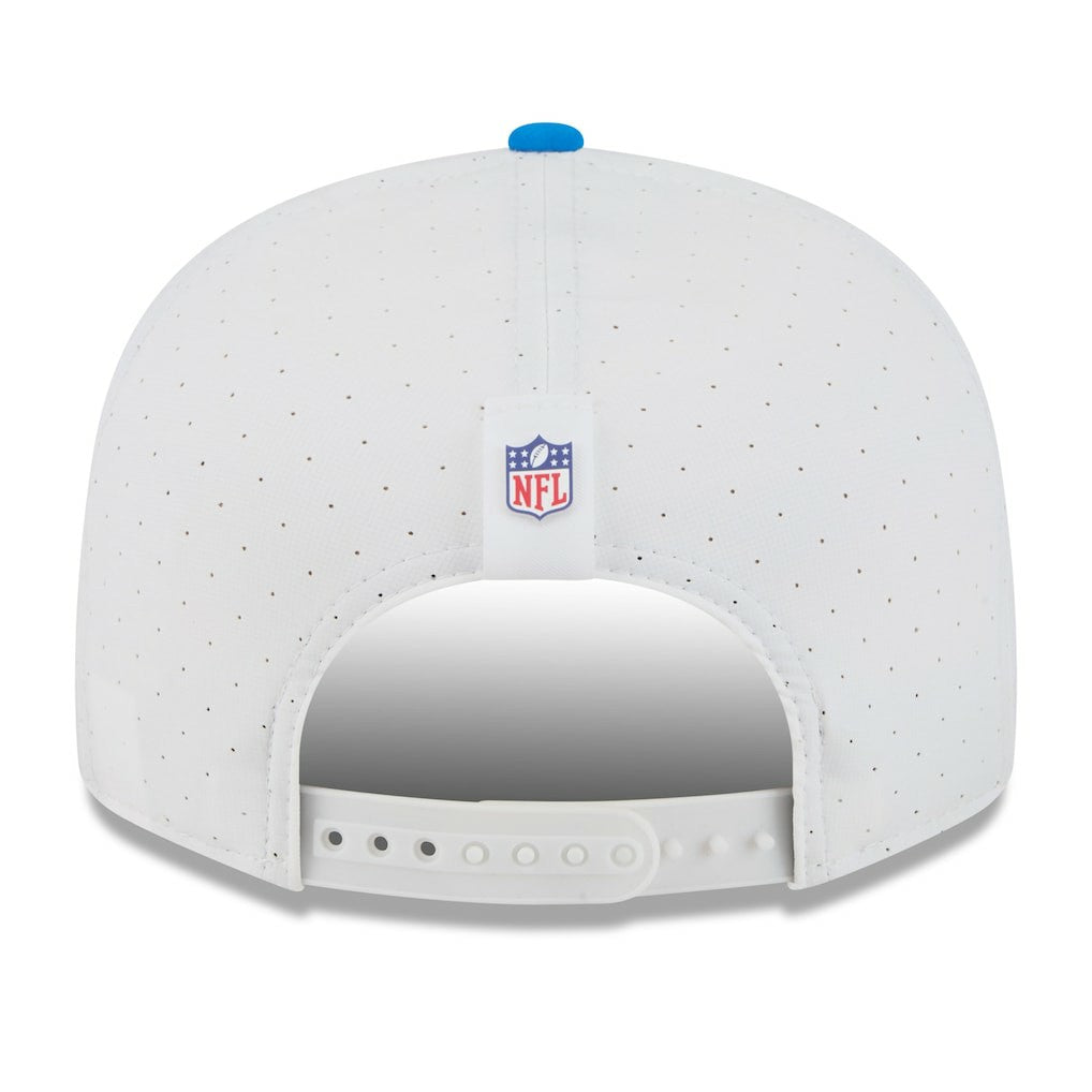 Detroit Lions New Era 2025 NFL Training Camp Split Panel 9FIFTY Snapback Hat White/Blue | NFL