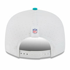Miami Dolphins New Era 2025 NFL Training Camp Split Panel 9FIFTY Snapback Hat White/Aqua | NFL