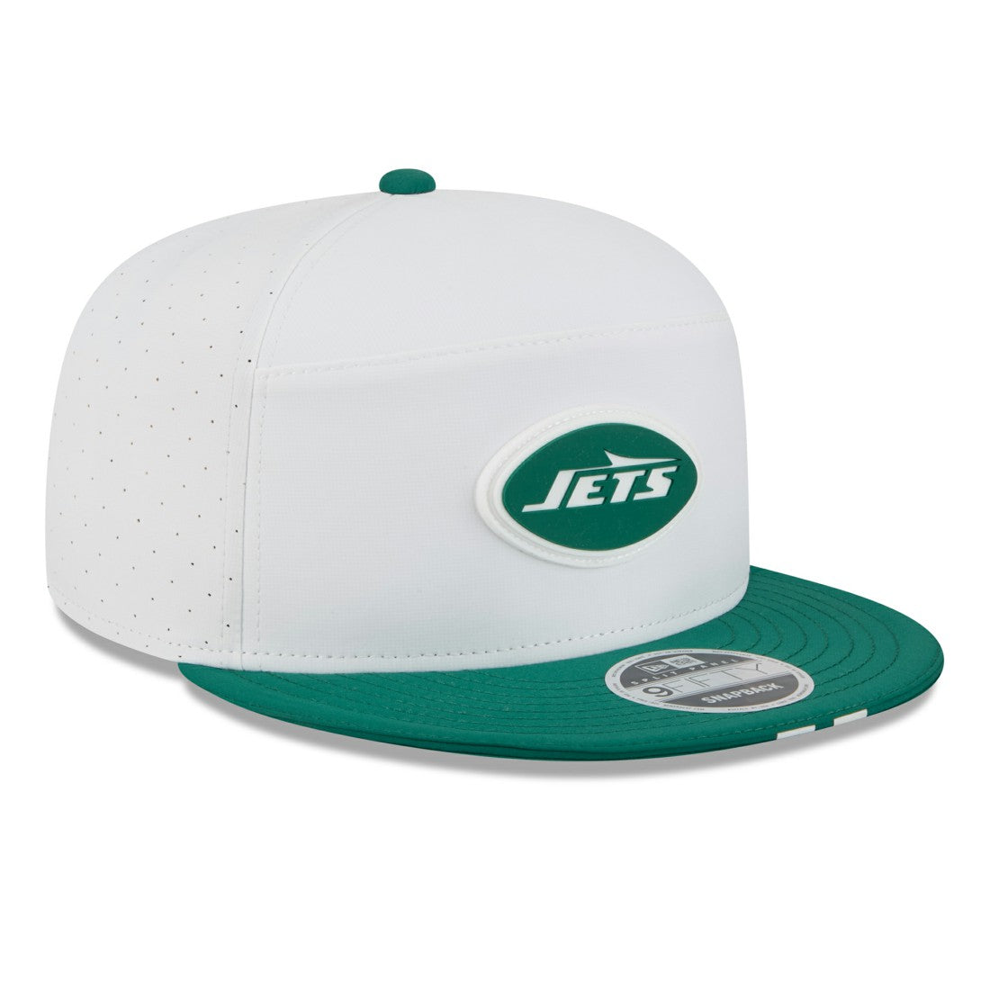 New York Jets New Era 2025 NFL Training Camp Split Panel 9FIFTY Snapback Hat White/Green | NFL