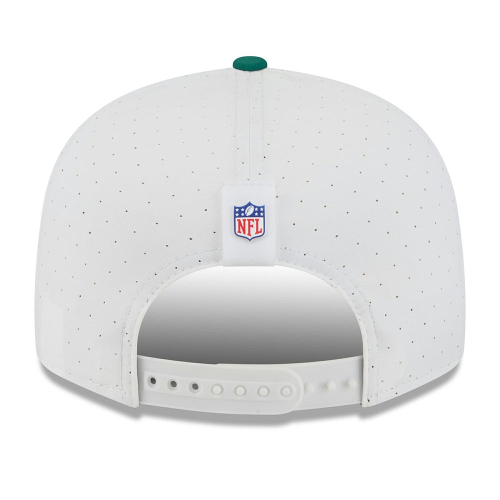 New York Jets New Era 2025 NFL Training Camp Split Panel 9FIFTY Snapback Hat White/Green | NFL