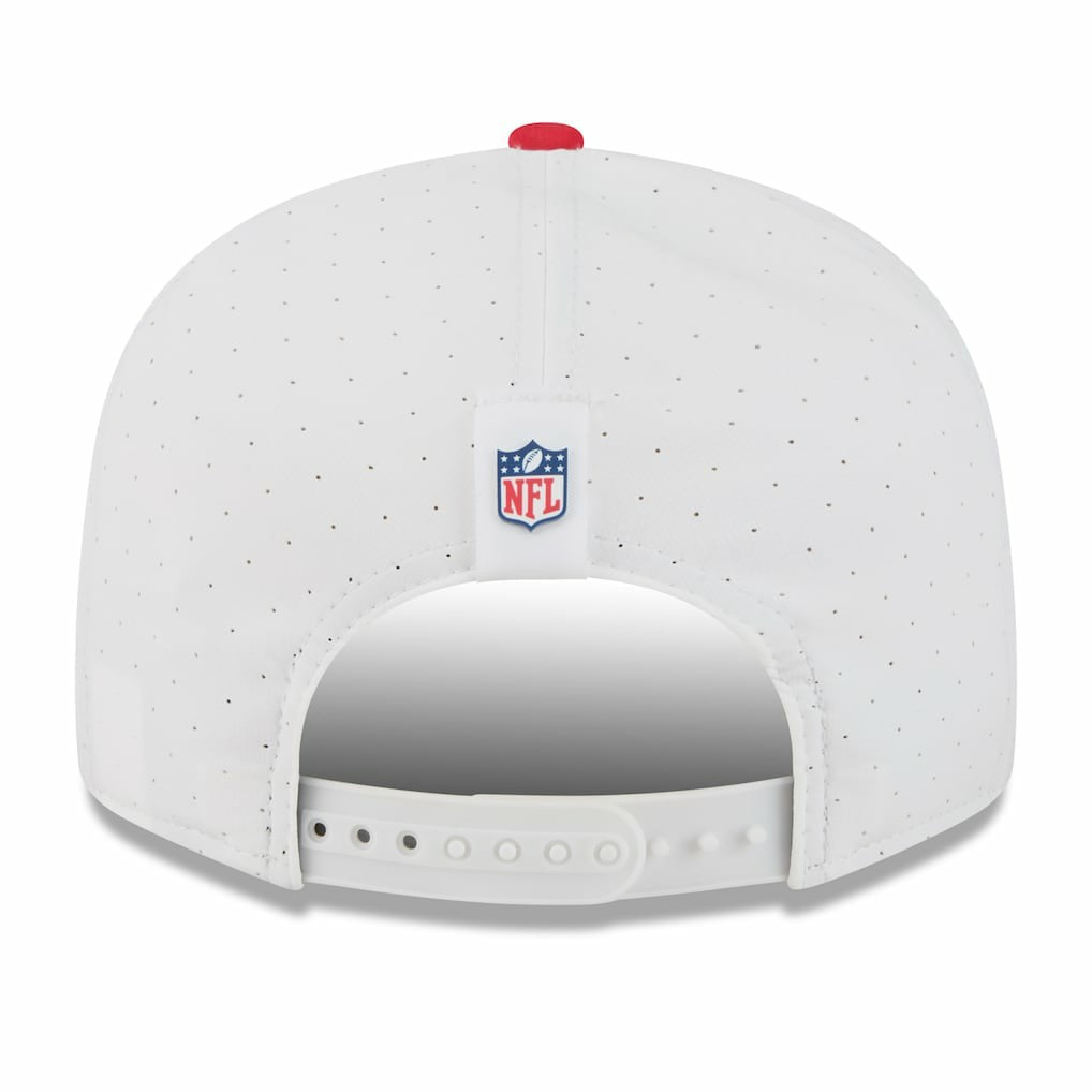 Kansas City Chiefs New Era 2025 NFL Training Camp Split Panel 9FIFTY Snapback Hat White/Red | NFL