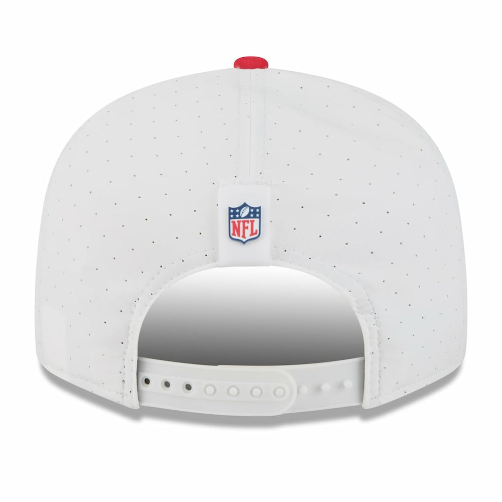Kansas City Chiefs New Era 2025 NFL Training Camp Split Panel 9FIFTY Snapback Hat White/Red | NFL