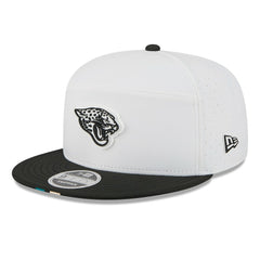 Jacksonville Jaguars New Era 2025 NFL Training Camp Split Panel 9FIFTY Snapback Hat White/Black | NFL