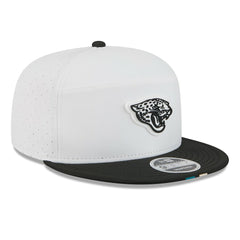 Jacksonville Jaguars New Era 2025 NFL Training Camp Split Panel 9FIFTY Snapback Hat White/Black | NFL
