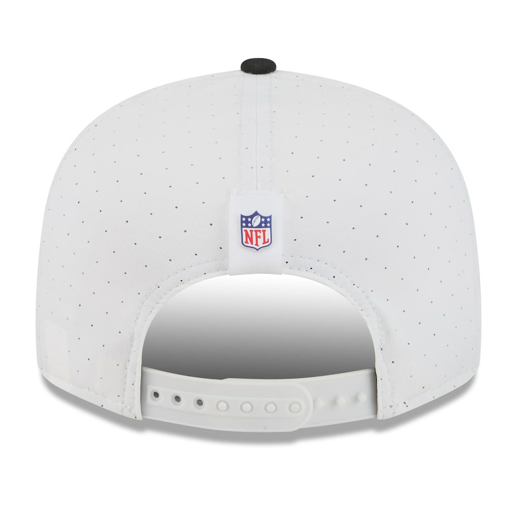Jacksonville Jaguars New Era 2025 NFL Training Camp Split Panel 9FIFTY Snapback Hat White/Black | NFL