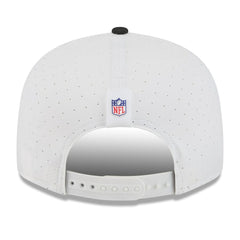 Jacksonville Jaguars New Era 2025 NFL Training Camp Split Panel 9FIFTY Snapback Hat White/Black | NFL