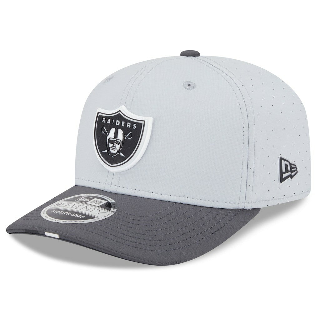 Las Vegas Raiders New Era 2025 NFL Training Camp 9SEVENTY Adjustable Hat Gray/Graphite | NFL
