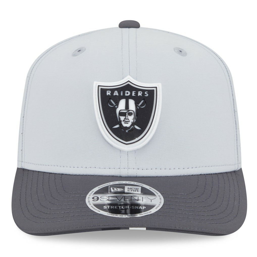 Las Vegas Raiders New Era 2025 NFL Training Camp 9SEVENTY Adjustable Hat Gray/Graphite | NFL