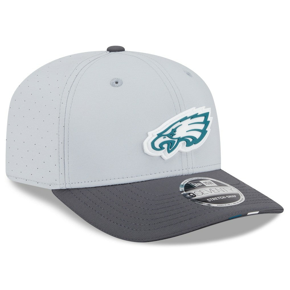 Philadelphia Eagles New Era 2025 NFL Training Camp 9SEVENTY Adjustable Hat Gray/Graphite | NFL