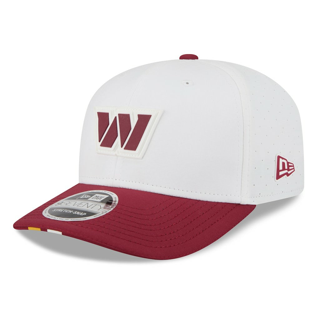 Washington Commanders New Era 2025 NFL Training Camp 9SEVENTY Adjustable Hat White/Burgundy | NFL