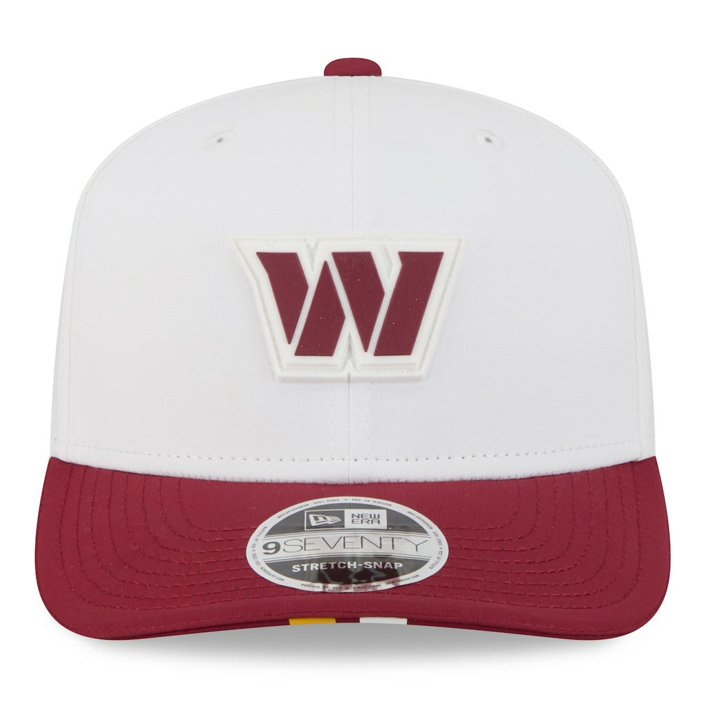 Washington Commanders New Era 2025 NFL Training Camp 9SEVENTY Adjustable Hat White/Burgundy | NFL