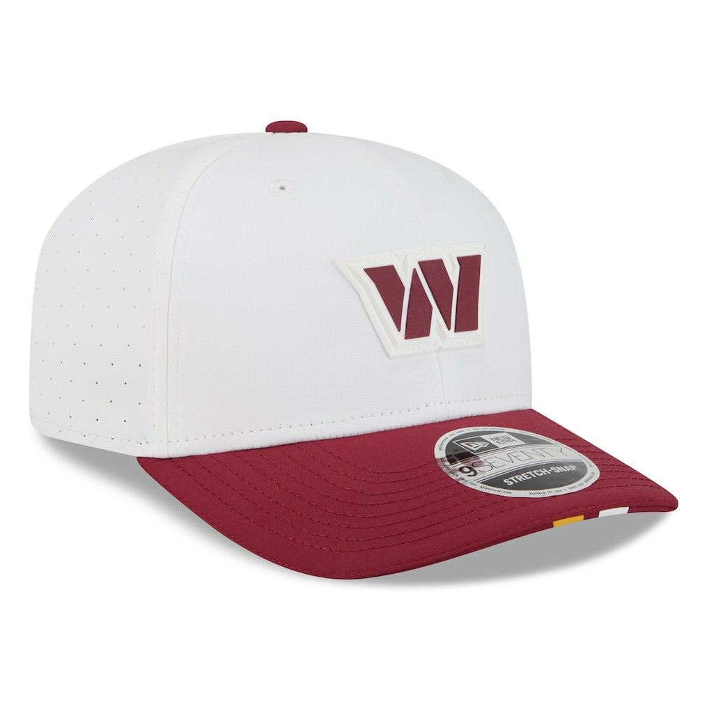 Washington Commanders New Era 2025 NFL Training Camp 9SEVENTY Adjustable Hat White/Burgundy | NFL