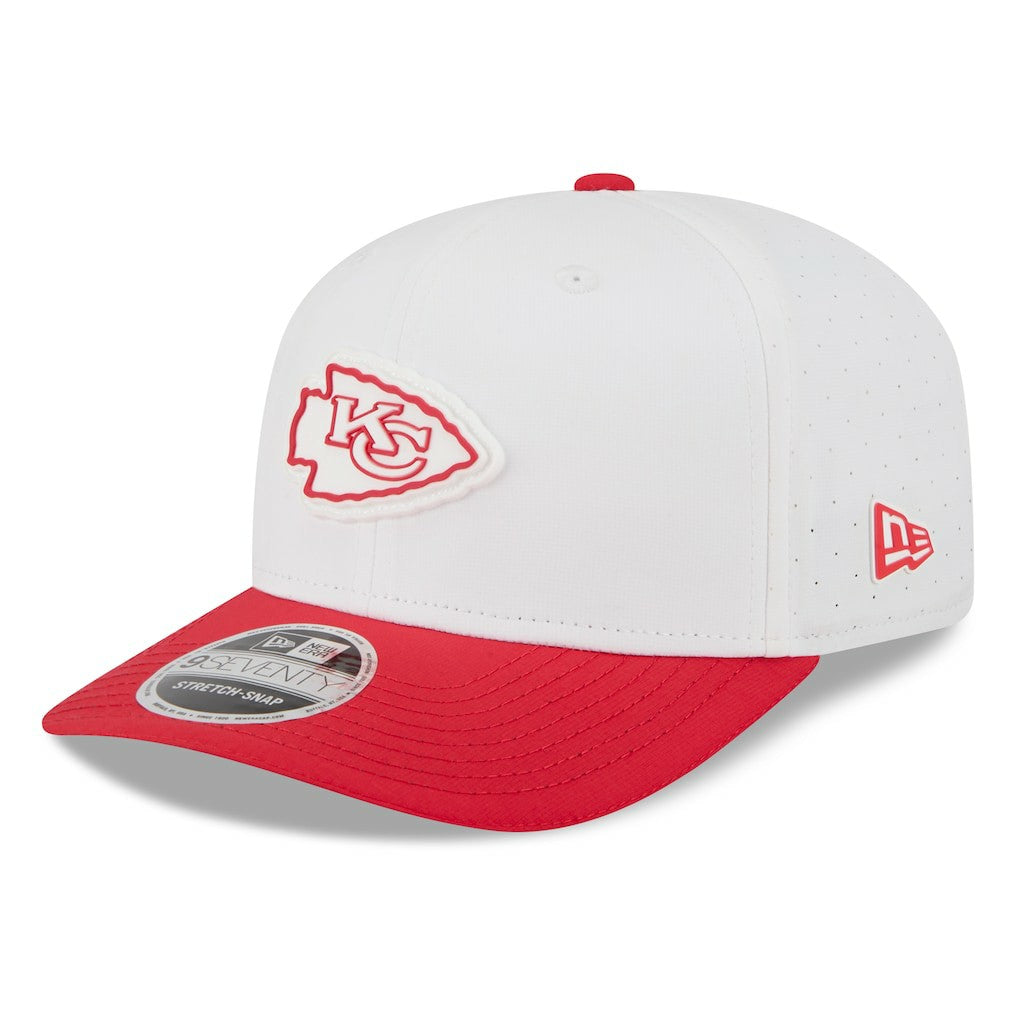 Kansas City Chiefs New Era 2025 NFL Training Camp 9SEVENTY Adjustable Hat White/Red | NFL