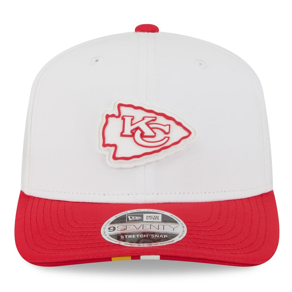 Kansas City Chiefs New Era 2025 NFL Training Camp 9SEVENTY Adjustable Hat White/Red | NFL