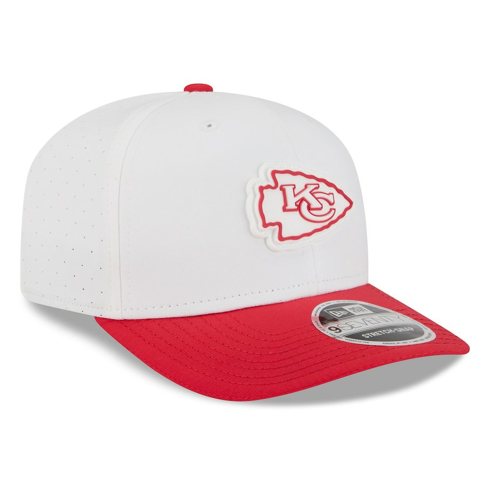 Kansas City Chiefs New Era 2025 NFL Training Camp 9SEVENTY Adjustable Hat White/Red | NFL