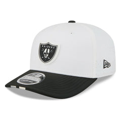 Las Vegas Raiders New Era 2025 NFL Training Camp 9SEVENTY Adjustable Hat White/Black | NFL