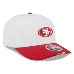 San Francisco 49ers New Era 2025 NFL Training Camp 9SEVENTY Adjustable Hat White/Scarlet | NFL