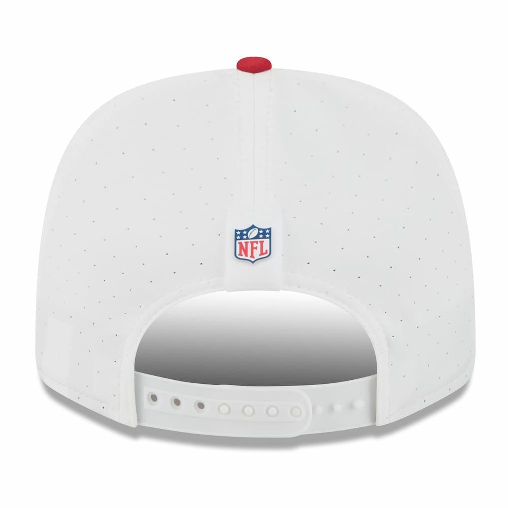San Francisco 49ers New Era 2025 NFL Training Camp 9SEVENTY Adjustable Hat White/Scarlet | NFL