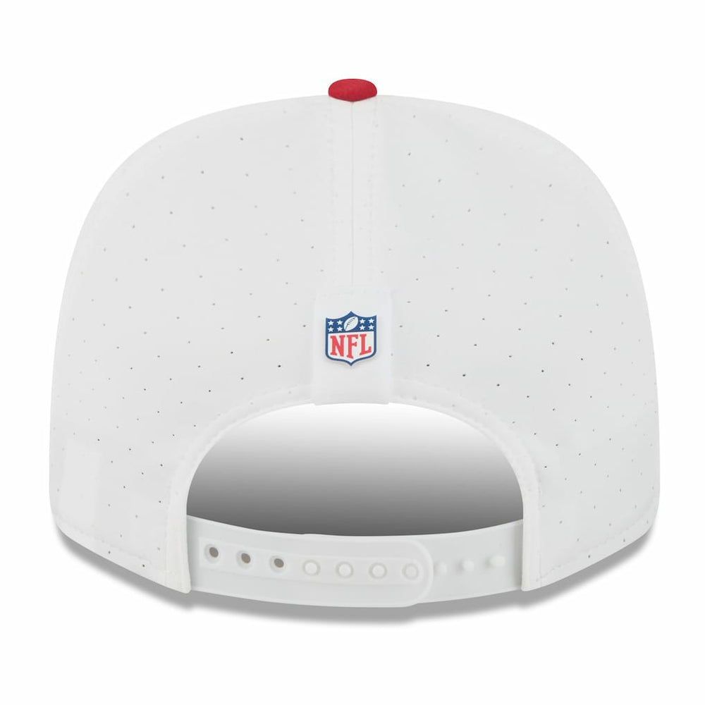 San Francisco 49ers New Era 2025 NFL Training Camp 9SEVENTY Adjustable Hat White/Scarlet | NFL
