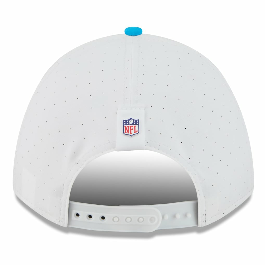 Carolina Panthers New Era 2025 NFL Training Camp A-Frame 9FORTY Adjustable Hat White/Blue | NFL