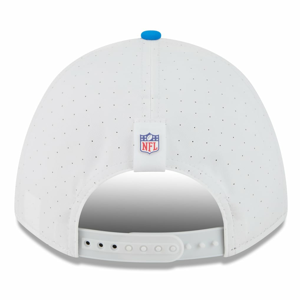 Detroit Lions New Era 2025 NFL Training Camp A-Frame 9FORTY Adjustable Hat White/Blue | NFL
