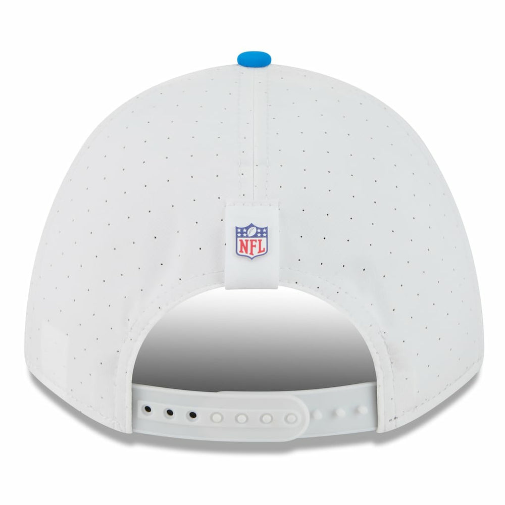 Detroit Lions New Era 2025 NFL Training Camp A-Frame 9FORTY Adjustable Hat White/Blue | NFL