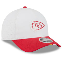 Kansas City Chiefs New Era 2025 NFL Training Camp A-Frame 9FORTY Adjustable Hat White/Red | NFL