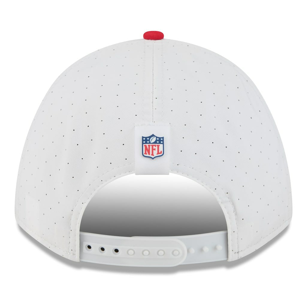 Kansas City Chiefs New Era 2025 NFL Training Camp A-Frame 9FORTY Adjustable Hat White/Red | NFL
