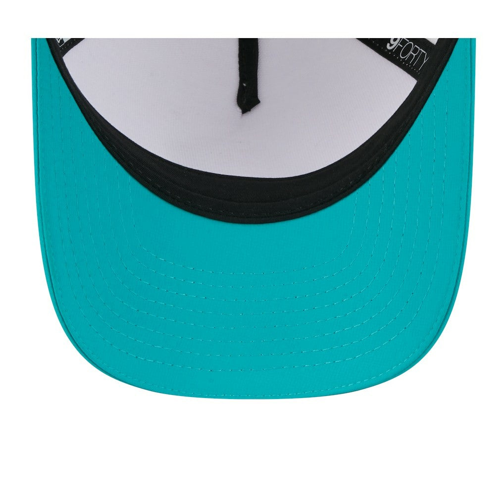 Miami Dolphins New Era 2025 NFL Training Camp A-Frame 9FORTY Adjustable Hat White/Aqua | NFL